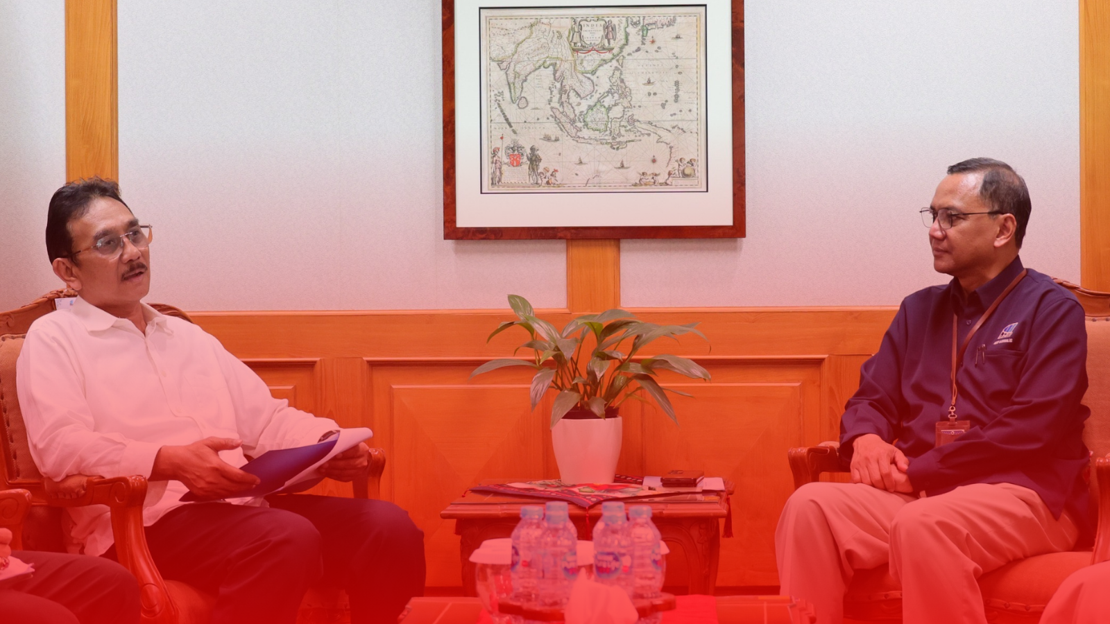 Koordinasi Sekjen ATR/BPN Bersama Kepala ANRI: Perkuat Tata Kelola Arsip Pertanahan di Era Digital