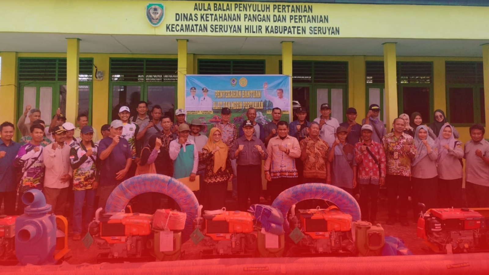 Bantu Petani Musim Kemarau, Pemkab Seruyan Berikan 34 Pompa Air